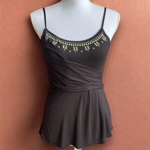 Victoria-s-secret Women's Black and Gold Vest
